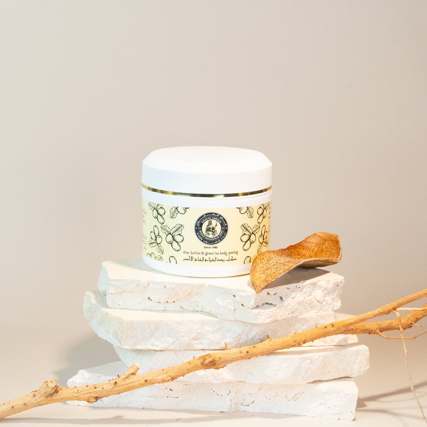 Shea butter & Green Tea body peeling