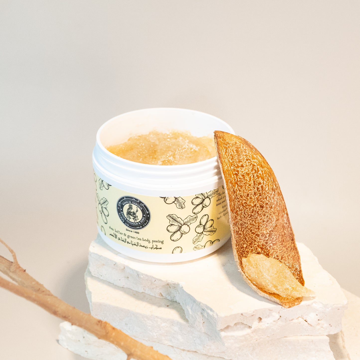 Shea butter & Green Tea body peeling