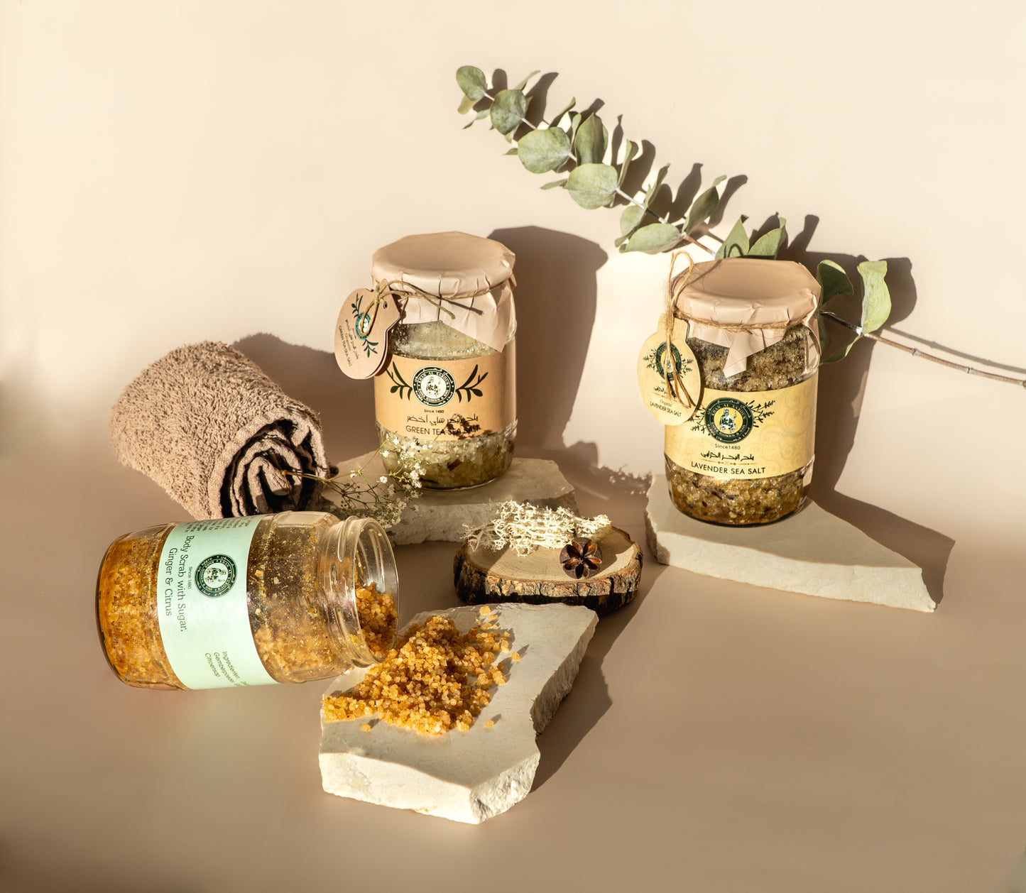 Ginger & Lemon Sea Salt Spa Collection