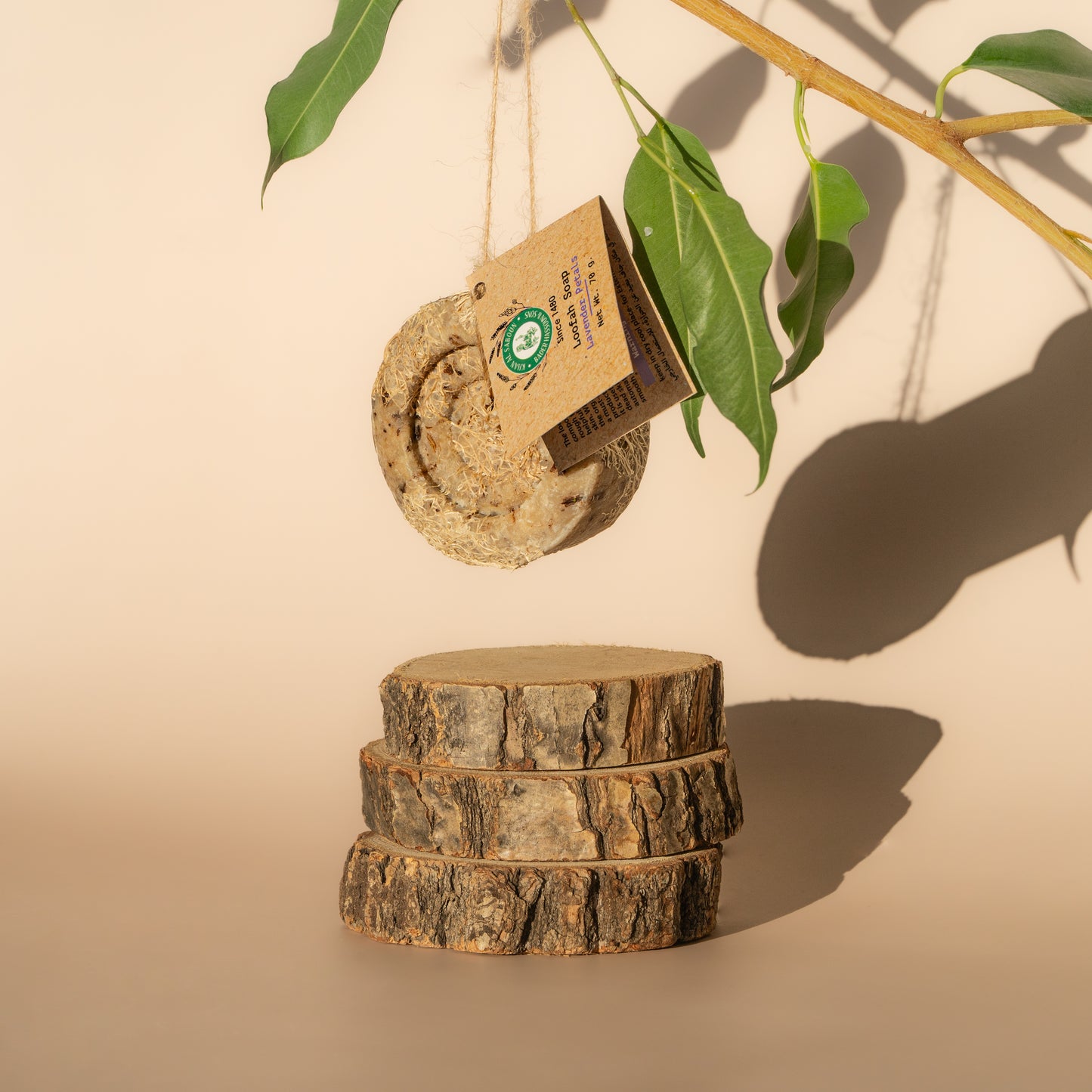 Herbal Soap Lavender With Loofah