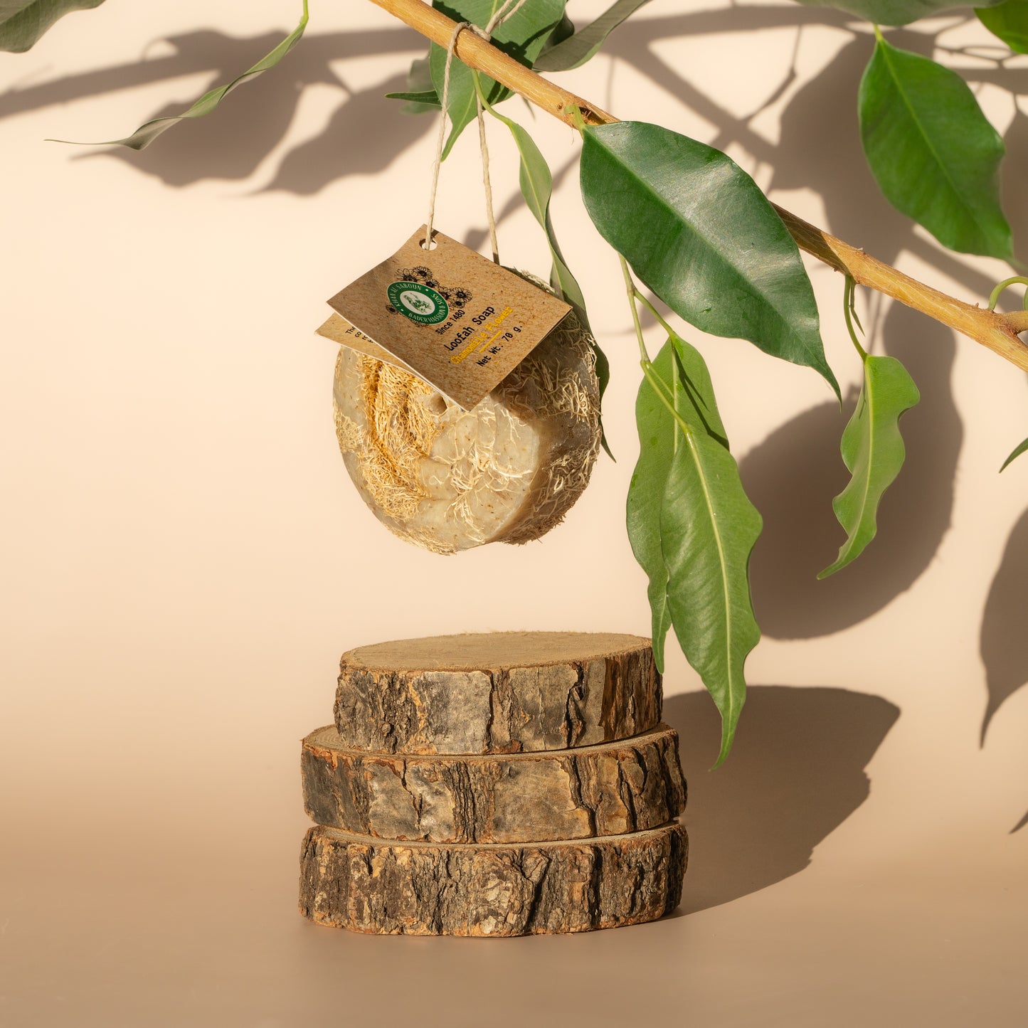 Herbal Soap Chamomile With Loofah