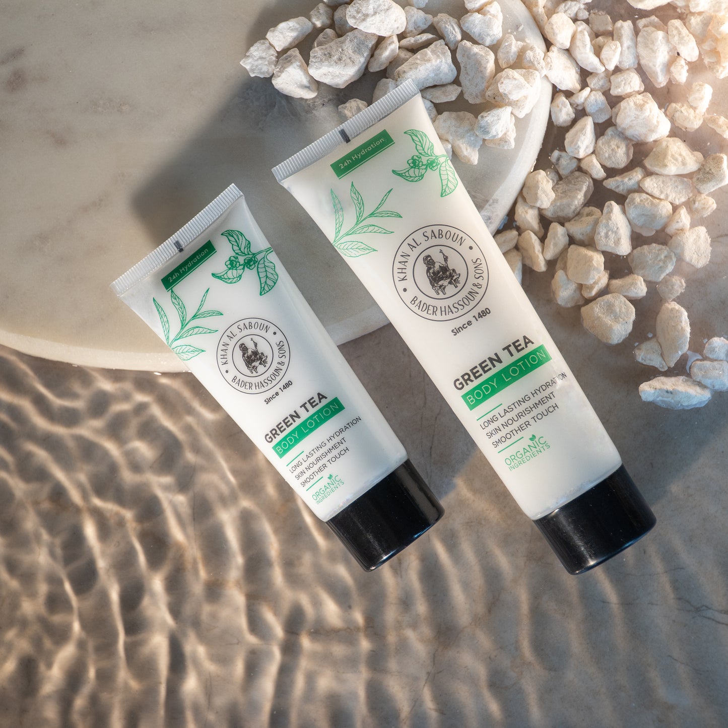 Green tea body lotion