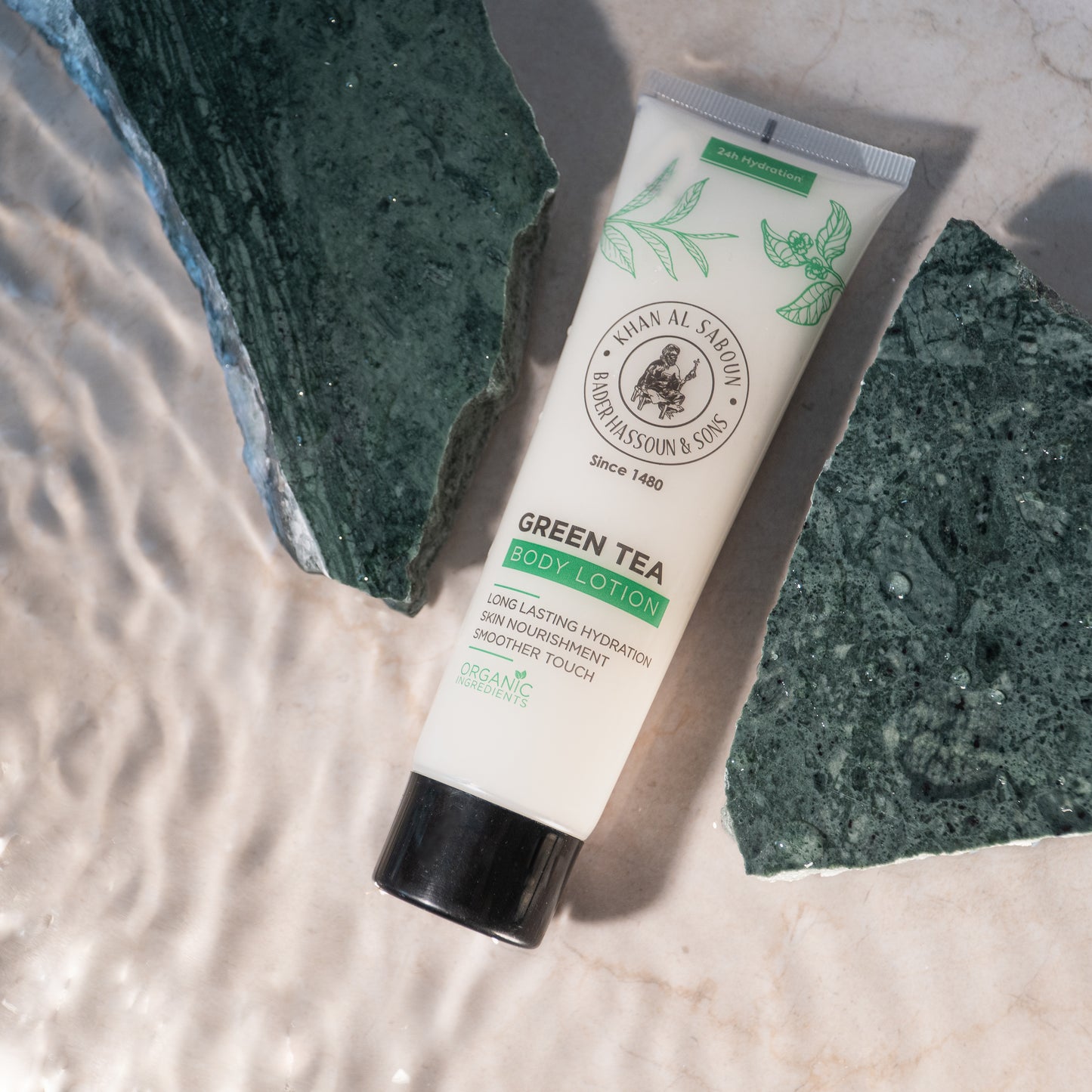 Green tea body lotion