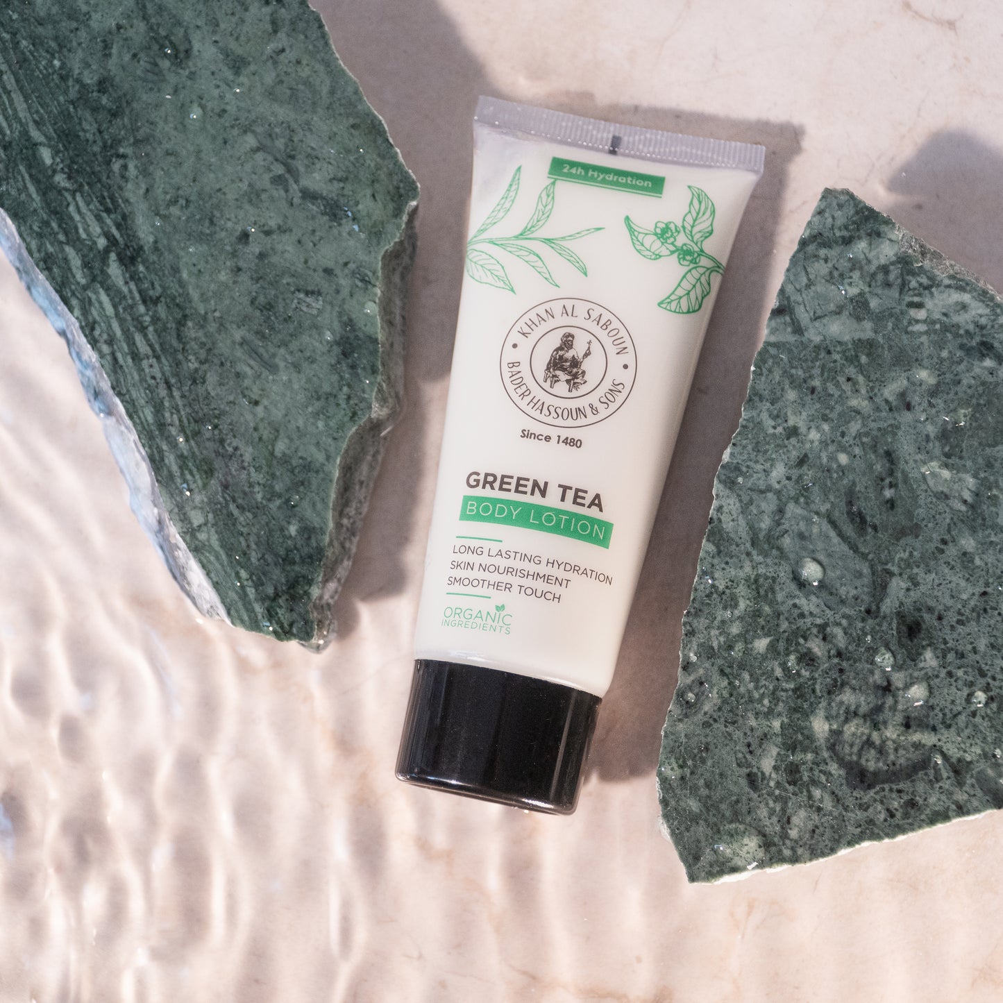 Green tea body lotion