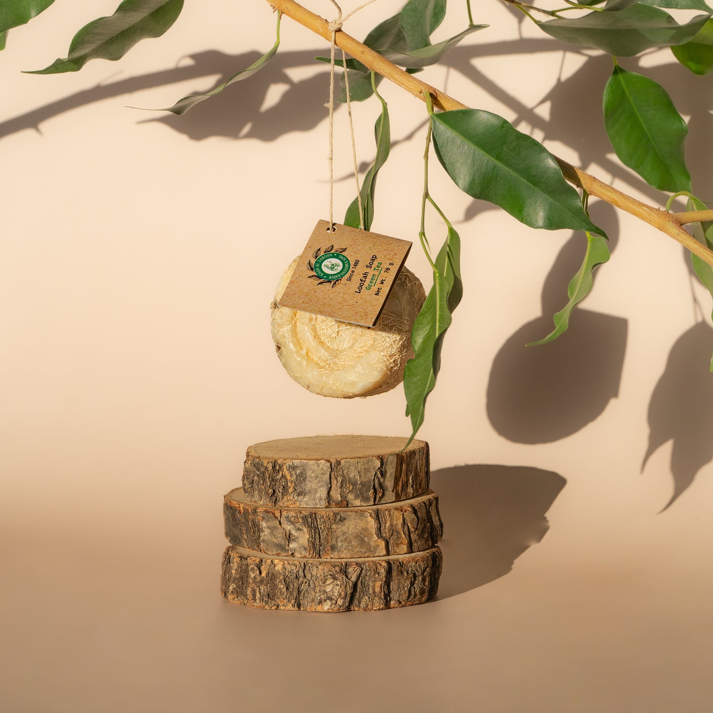 Herbal Soap Green Tea With Loofah